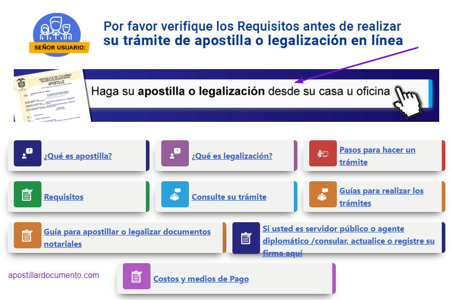 Donde apostillar documentos en Bogotá